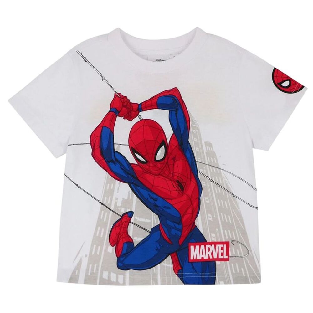 Spider-Man Childrens/Kids T-Shirt / White